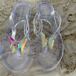 NEW Butterfly sandals size 6